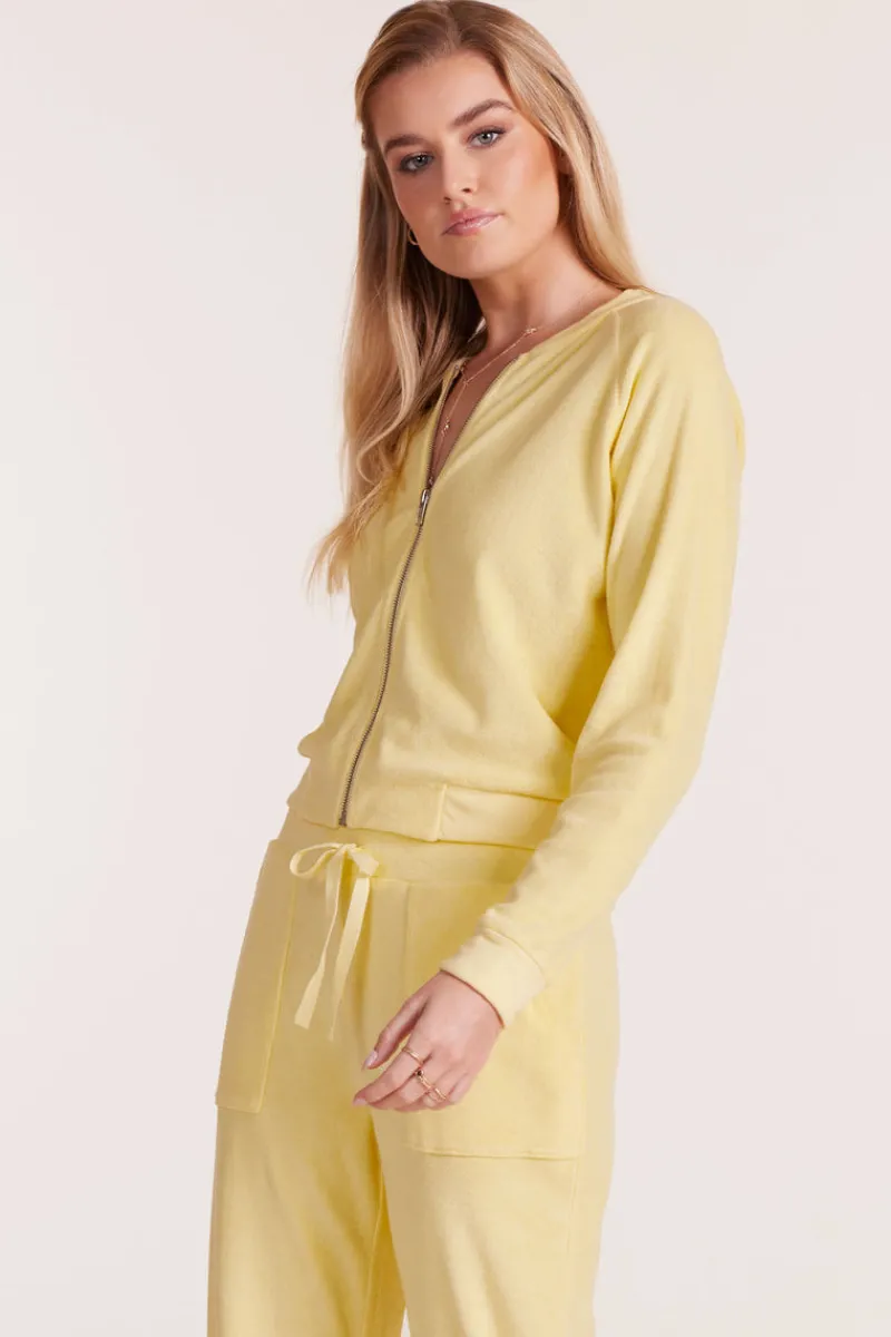 Outerwear*bobi Los Angeles BOMBER JACKET PALE YELLOW