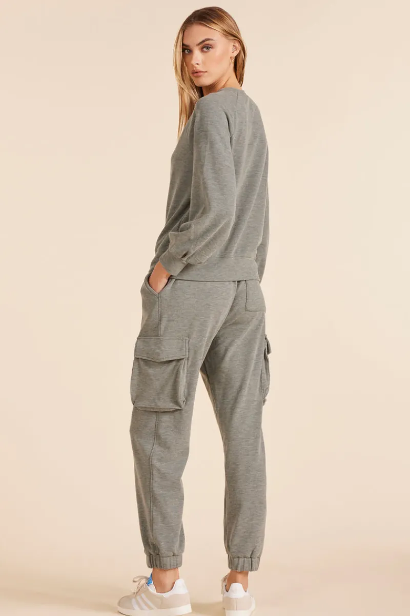 Bottoms*bobi Los Angeles CARGO POCKET PANT ARMY