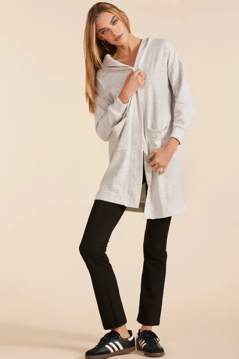 Outerwear*bobi Los Angeles DUSTER LT GREY