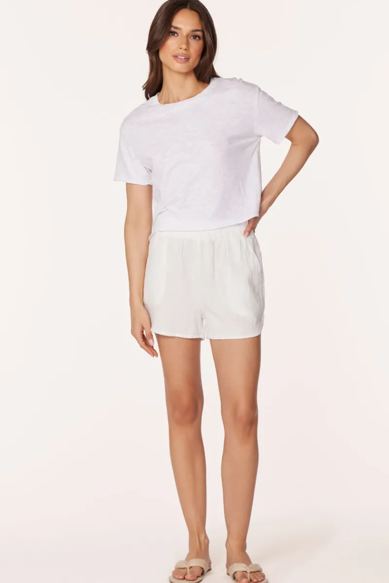 Bottoms*bobi Los Angeles POCKET SHORT CREAM