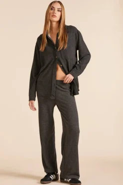 Outerwear|Tops*bobi Los Angeles SHACKET WITH POCKET BLACK