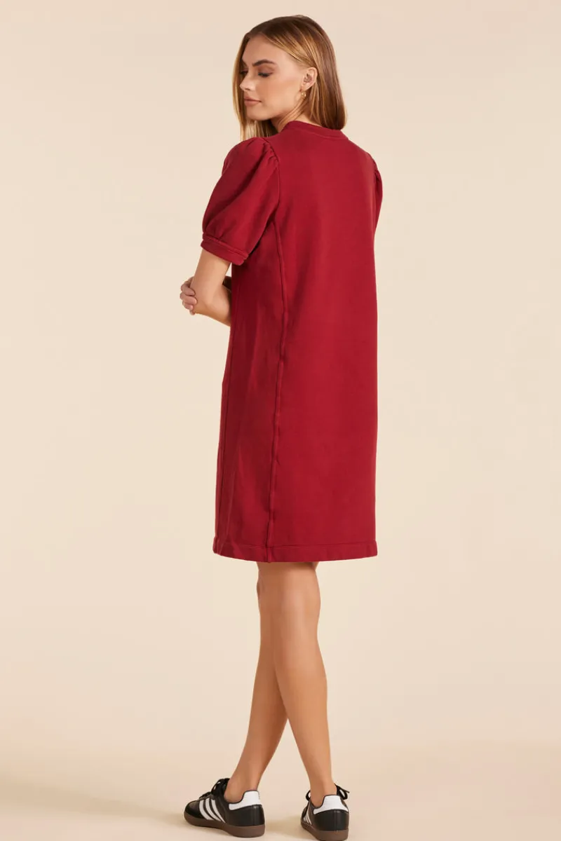 Dresses*bobi Los Angeles SHIRRED SLEEVE DRESS DESIRE