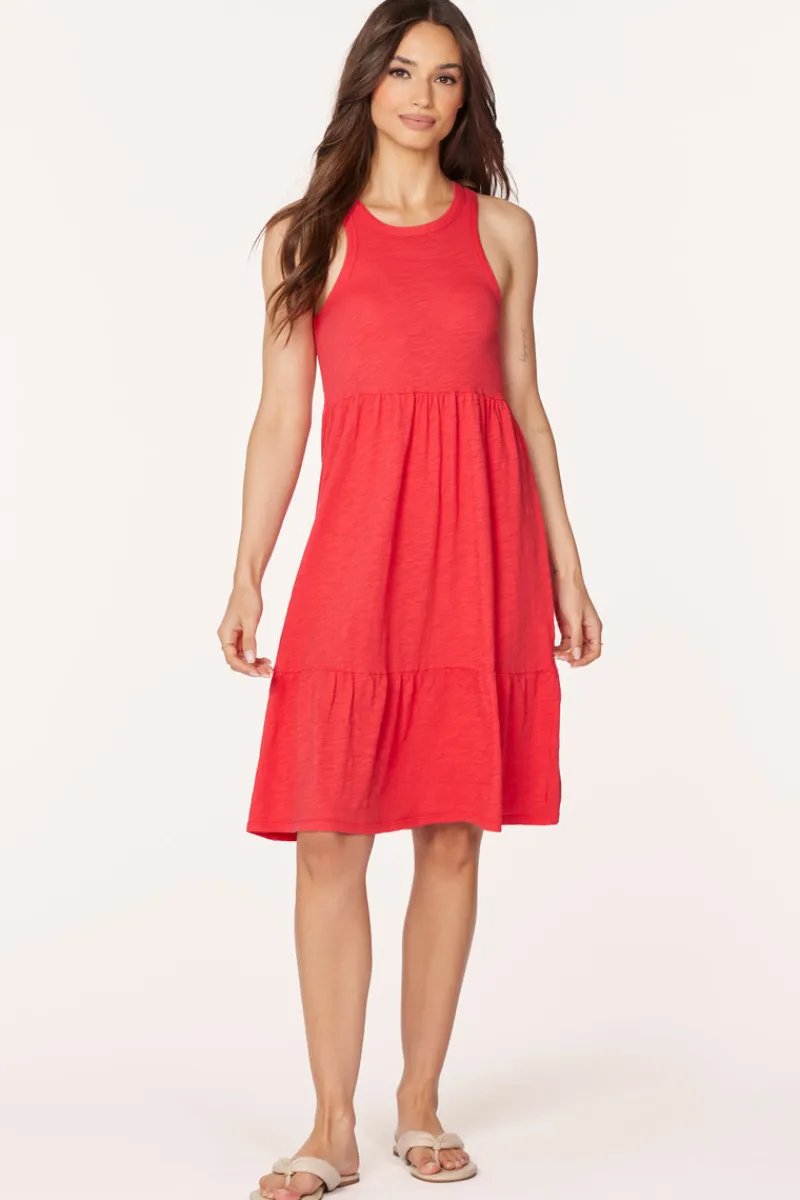 Dresses*bobi Los Angeles TIERED A-LINE TANK DRESS BARN